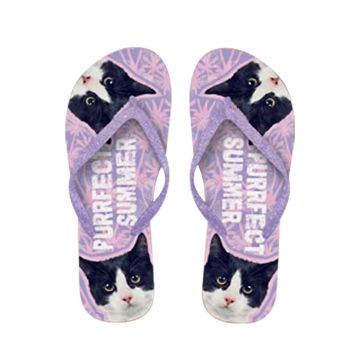 x PLENTY GIFTS ΣΑΓΙΟΝΑΡΕΣ FLIP FLOPS B&W  Νο 37-39