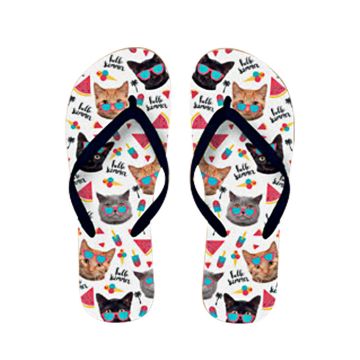 x PLENTY GIFTS ΣΑΓΙΟΝΑΡΕΣ FLIP FLOPS KITTENS  Νο 34-36